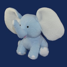 Baby Elephant Plush in Blue